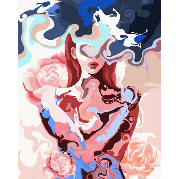 Картина по номерам Абстракції - Хвиля ніжності