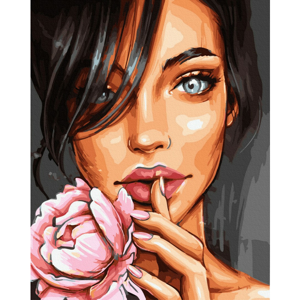 Картина по номерам Авторські колекції - Портрет Рози
