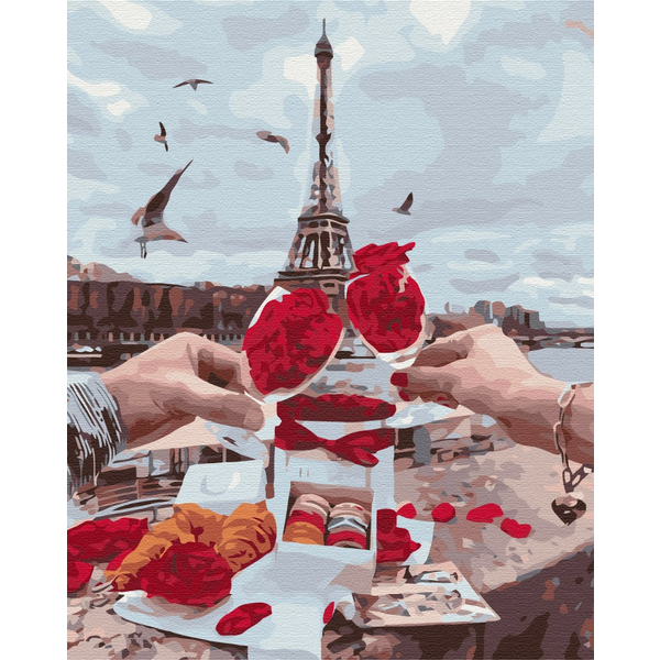 Картина по номерам Романтика - Пикник в Париже