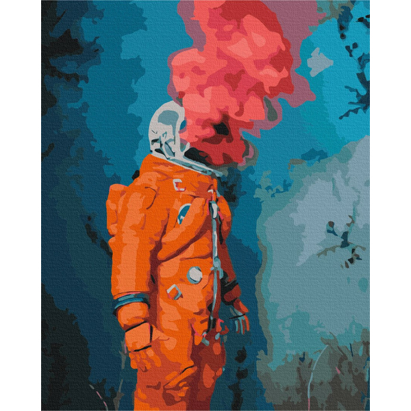 Картина по номерам Космос - Космічний герой