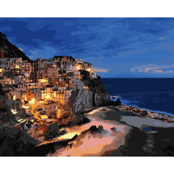 Картина по номерам Репродукції художників - Італійська село. Бореллі Гвідо