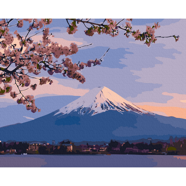 Картина по номерам Східна тематика - Гора Фуджі