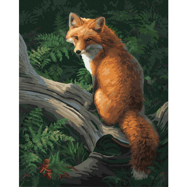 Картина по номерам Тварини, птахи та риби - Казкова лисичка