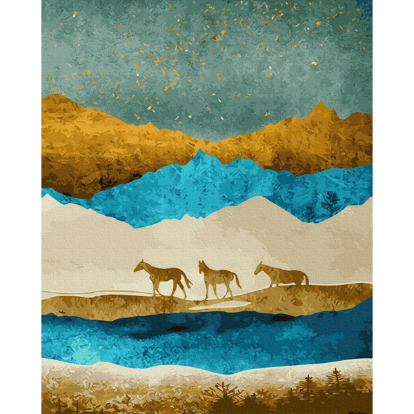 Картина по номерам Абстракції - Сезон подорожей