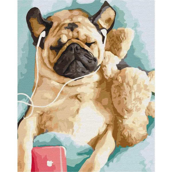 Картина по номерам Тварини, птахи та риби - У лапу з часом