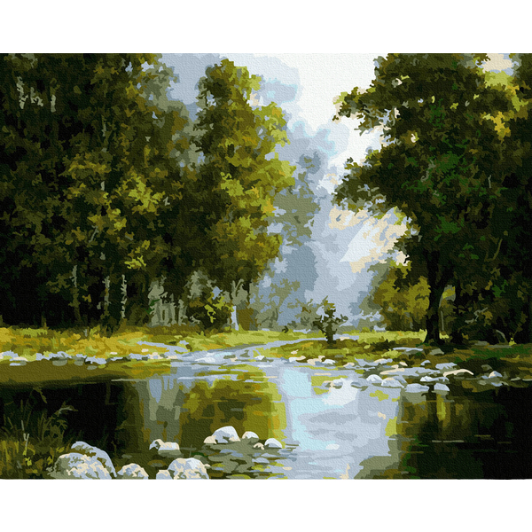 Картина по номерам Природа - Галявина в лісі