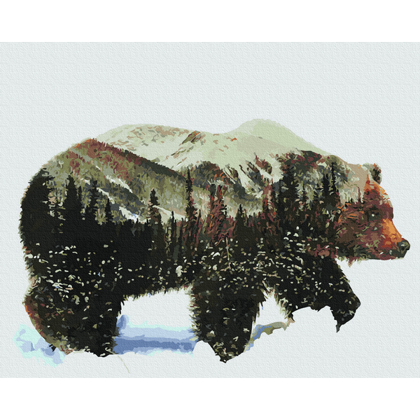 Картина по номерам Тварини, птахи та риби - Дух лісу