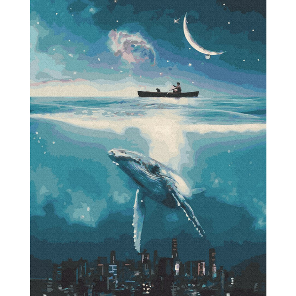 Картина по номерам Абстракції - Глибокий світ