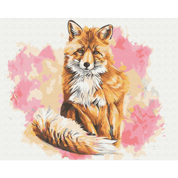 Картина по номерам Тварини, птахи та риби - Лисиця красуня