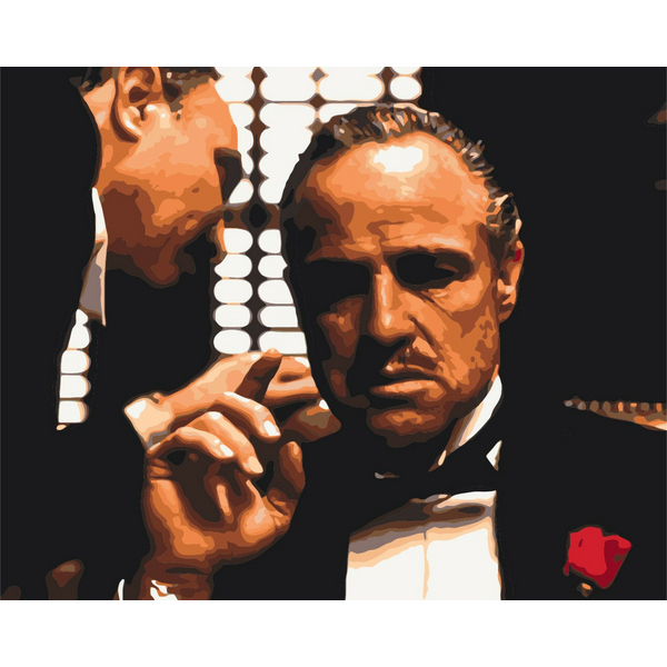 Картина по номерам Чоловічі - Хрещений батько