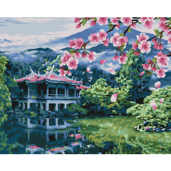 Картина по номерам Города - Подих Японії