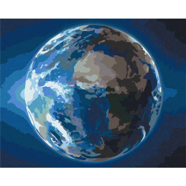 Картина по номерам Космос - Планета жизни