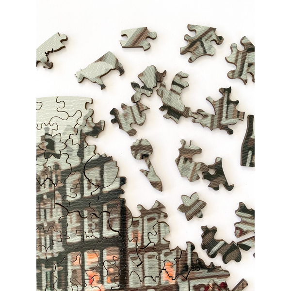 Дерев’яні пазли (281) - Тюльпани Амстердаму (Розмір S)