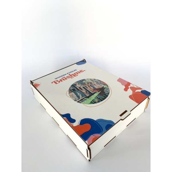 Дерев’яні пазли (281) - Гондола на каналі Венеції (Розмір L)