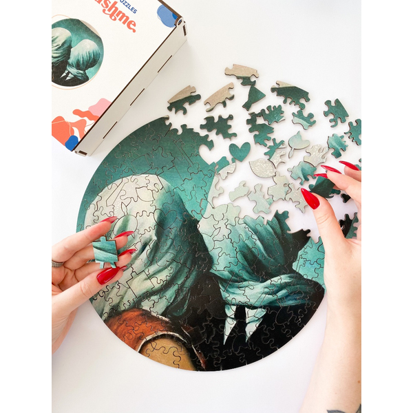 Дерев’яні пазли (281) - Поцілунок (Розмір L)