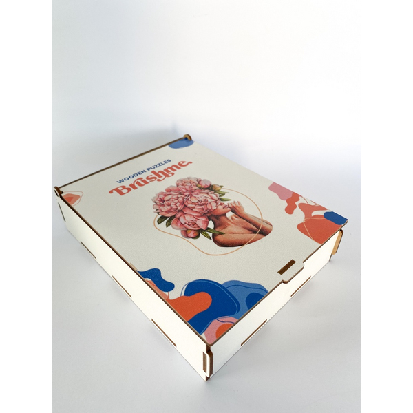 Дерев’яні пазли (281) - Дотик піонів (Розмір M)