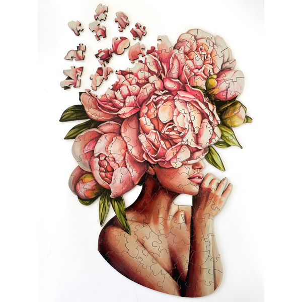 Дерев’яні пазли (281) - Дотик піонів (Розмір L)