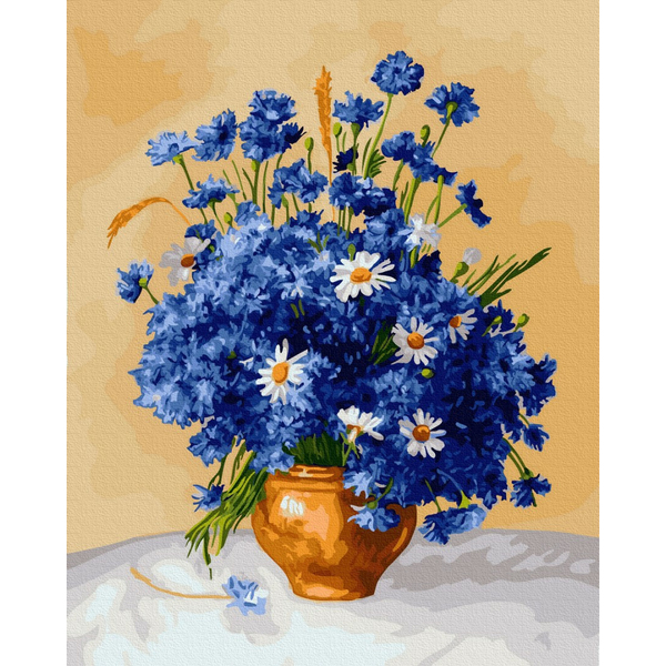 Картина по номерам Квіти - Польовий букет