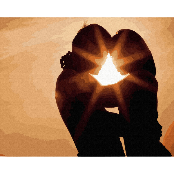 Картина по номерам Романтика - Сонячне кохання