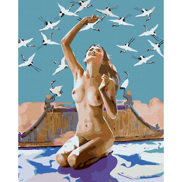 Картина по номерам Люди на картинах - Вільна пташка