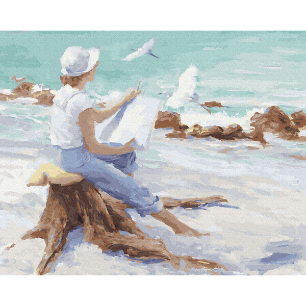 Картина по номерам Репродукції художників - Морський нарис