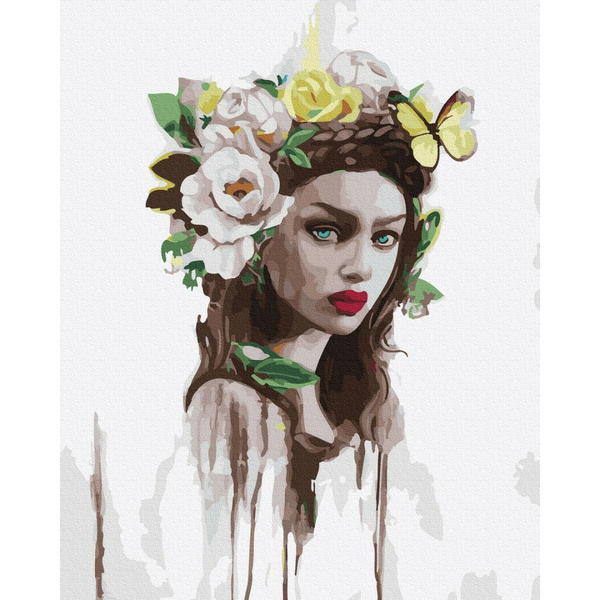 Картина по номерам Люди на картинах - Заквітчана німфа