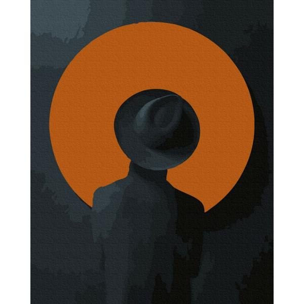 Картина по номерам Люди на картинах - Місячний чоловік