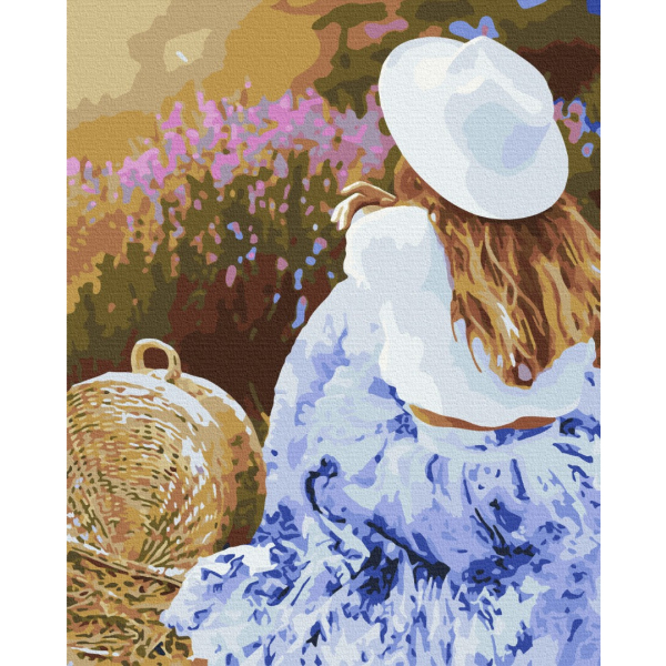 Картина по номерам Люди на картинах - Улюблена лаванда