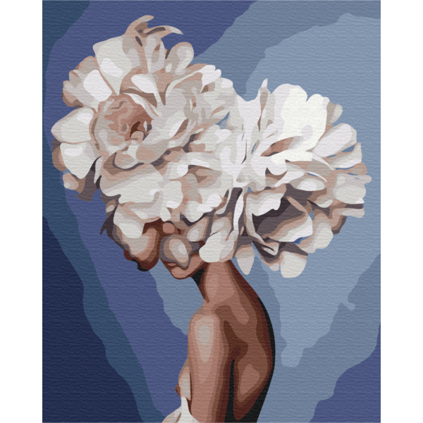 Картина по номерам Люди на картинах - Витончений піон