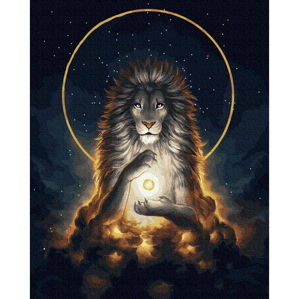 Картина по номерам Тварини, птахи та риби - Цар світу