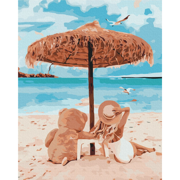 Картина по номерам Люди на картинах - Комфортний відпочинок