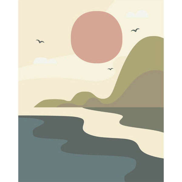 Картина по номерам Для початківців - Сонце Японії початок