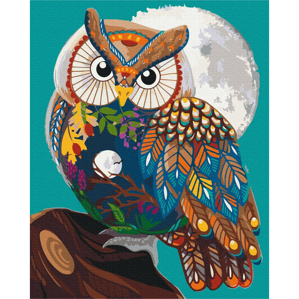 Картина по номерам Тварини, птахи та риби - Мудрий сторож