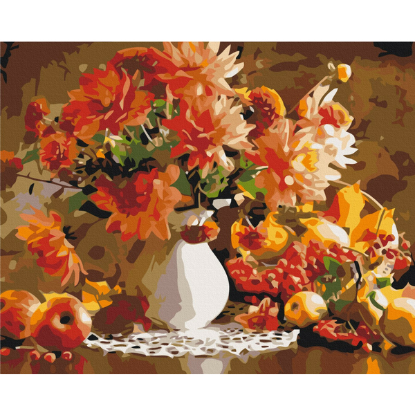 Картина по номерам Квіти - Натюрморт осени