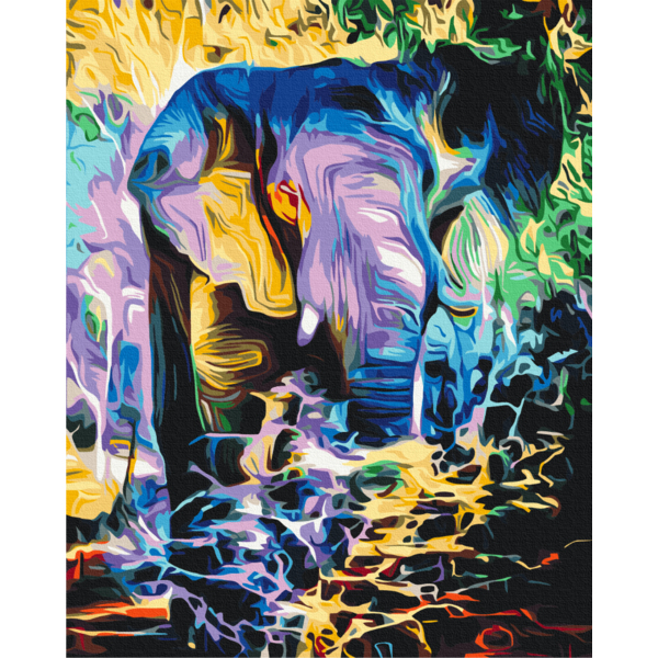 Картина по номерам Поп Арт - Веселкова Африка