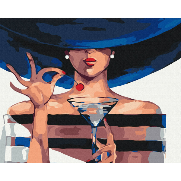 Картина по номерам Люди на картинах - Космополітен