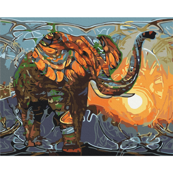 Картина по номерам Поп Арт - Сонце в зеніті