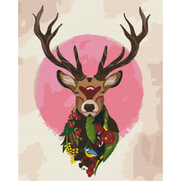 Картина по номерам Тварини, птахи та риби - Оленячий знак