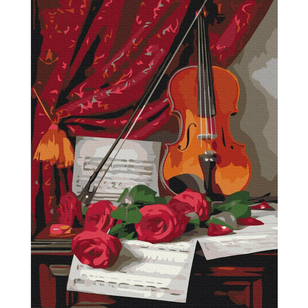 Картина по номерам Натюрморти - Музика квітів