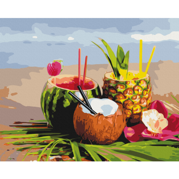 Картина по номерам Натюрморти - Літні коктейлі