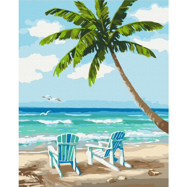 Картина по номерам Пейзажі - Море на двох