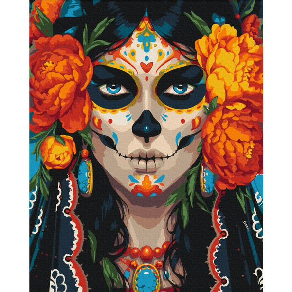 Картина по номерам Люди на картинах - Мексика в її очах