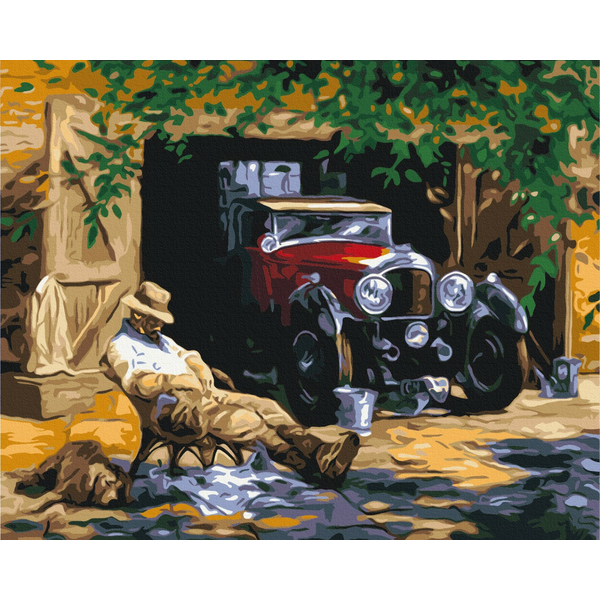 Картина по номерам Кораблі, автомобілі та літаки - Обідній сон водія