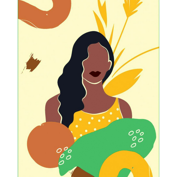 Картина по номерам Для початківців - Триптих Летний стиль 2