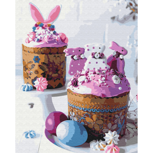 Картина по номерам Натюрморти - Великодні пасочки