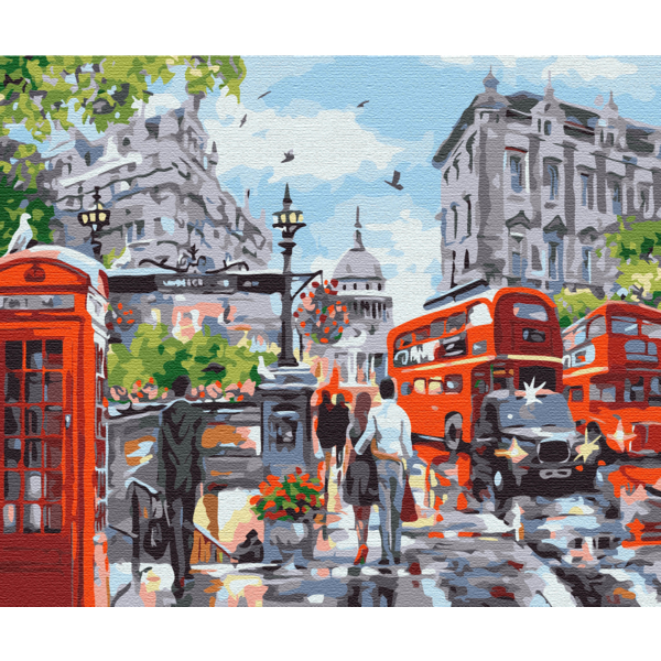 Картина по номерам Города - Літо в Лондоні
