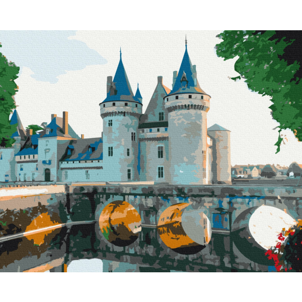 Картина по номерам Города - Замок Сюллі-сюр-Луар