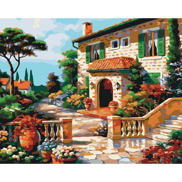 Картина по номерам Природа - Сонячна вулиця