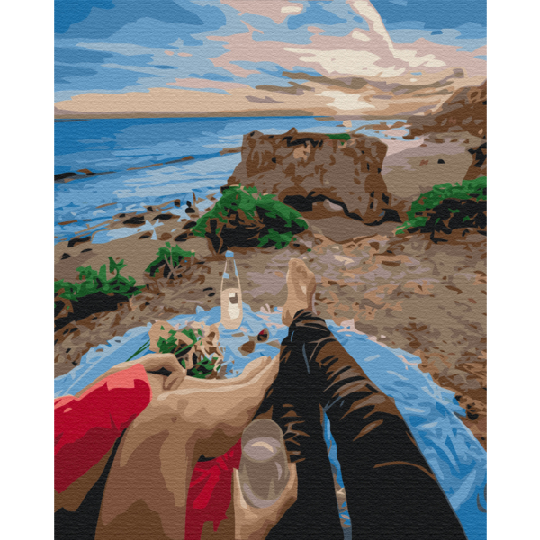 Картина по номерам Романтика - Романтичне побачення на березі