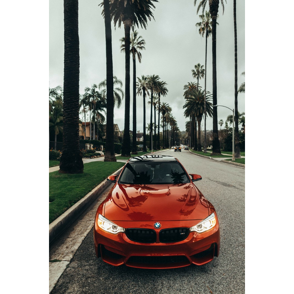 Картина по номерам Чоловічі - BMW на вулиці Каліфорнії